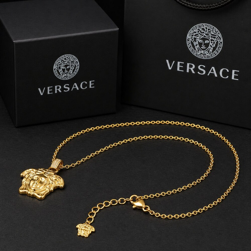 Versace Bold Statement Necklace Style 3 | New with Box - Picture 5 of 9